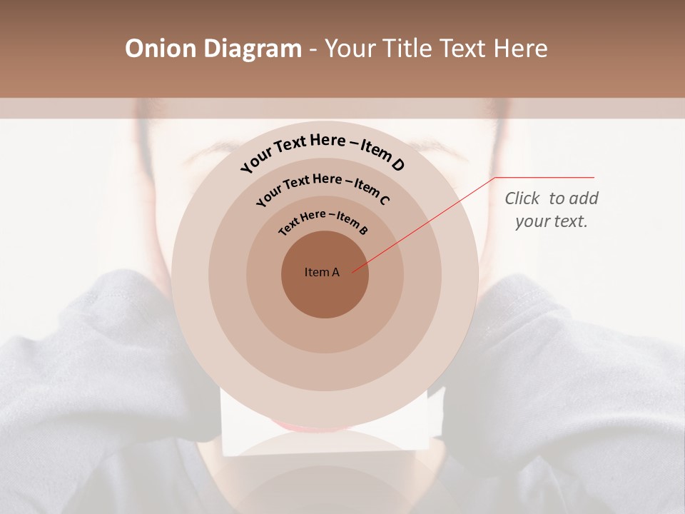 Grey Unhappy Ear PowerPoint Template