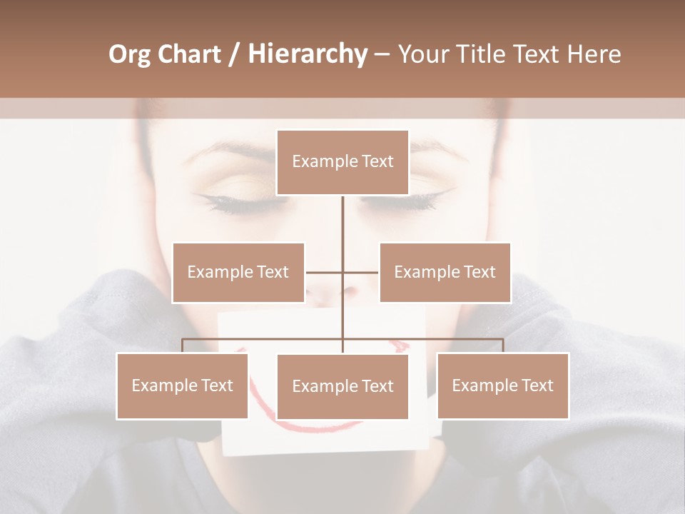 Grey Unhappy Ear PowerPoint Template