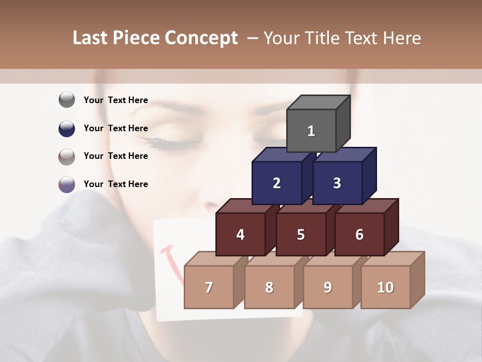 Grey Unhappy Ear PowerPoint Template