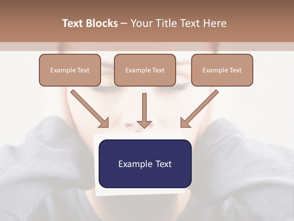 Grey Unhappy Ear PowerPoint Template