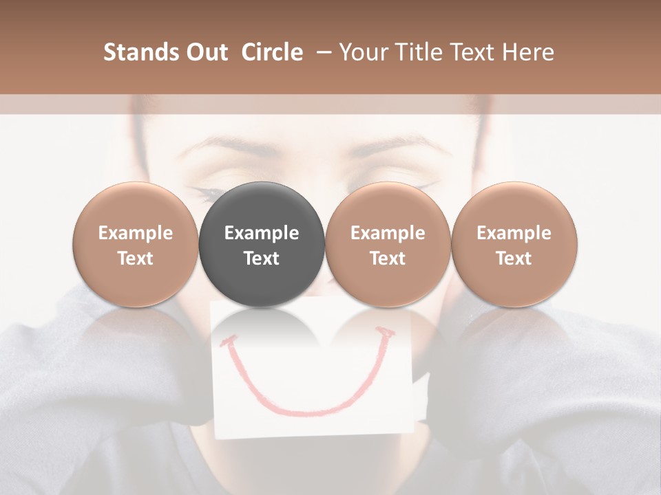 Grey Unhappy Ear PowerPoint Template