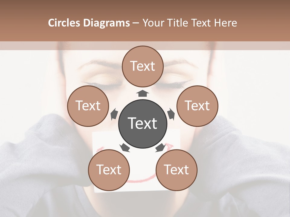 Grey Unhappy Ear PowerPoint Template