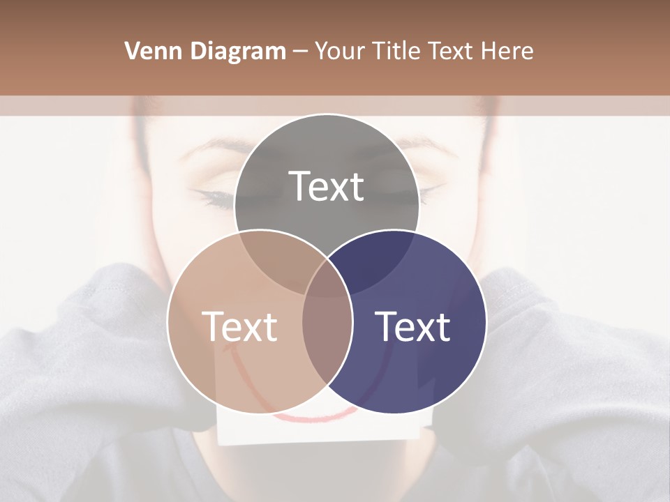 Grey Unhappy Ear PowerPoint Template