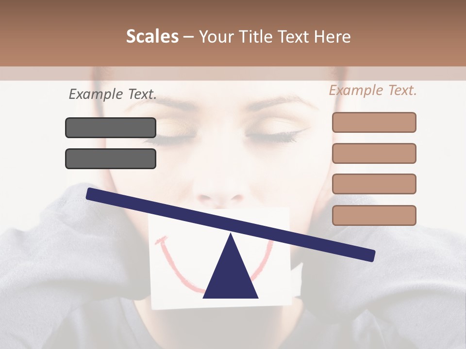 Grey Unhappy Ear PowerPoint Template