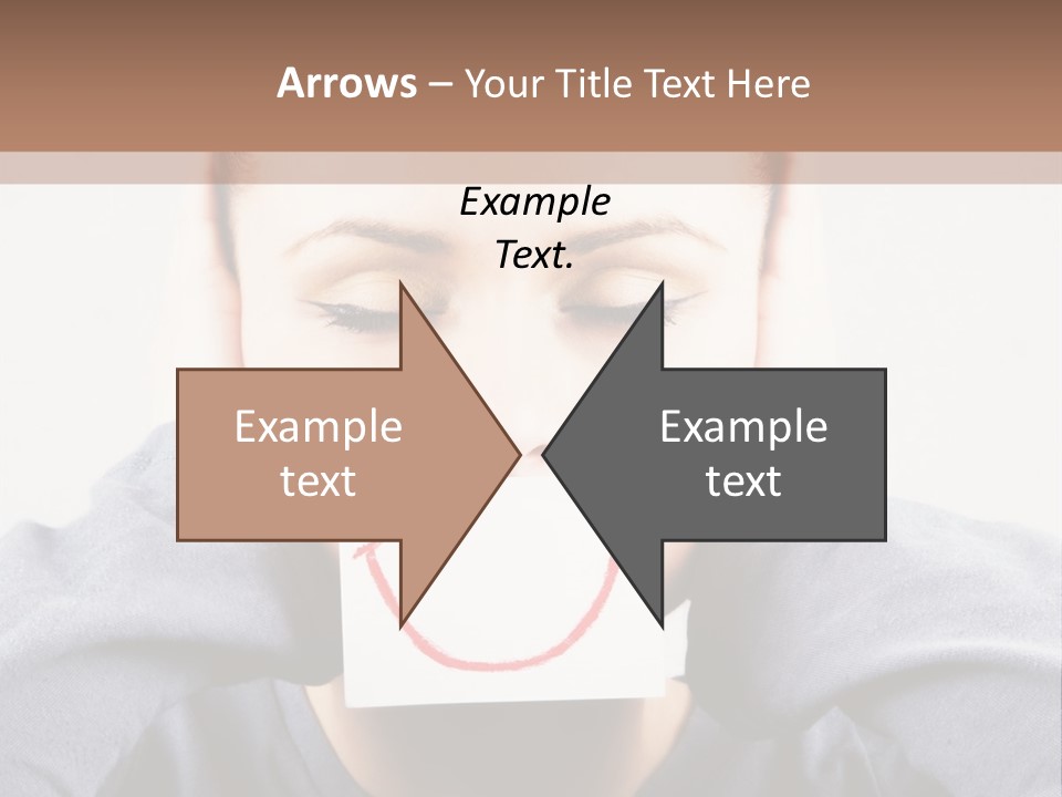 Grey Unhappy Ear PowerPoint Template