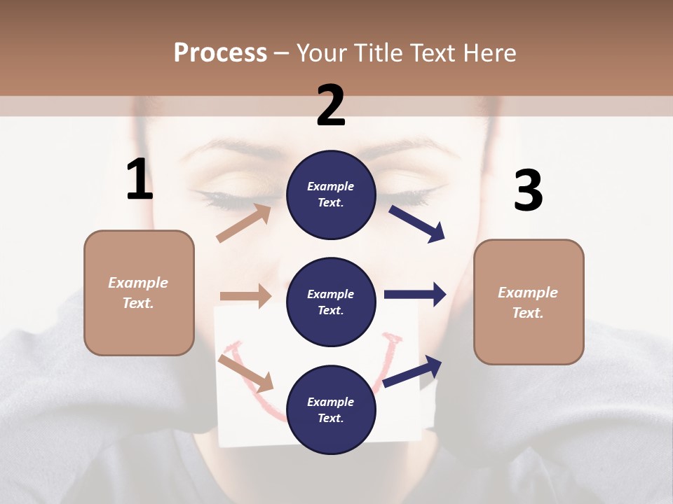 Grey Unhappy Ear PowerPoint Template