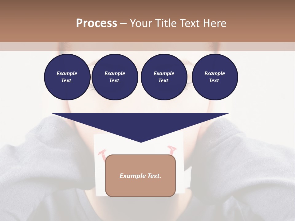 Grey Unhappy Ear PowerPoint Template