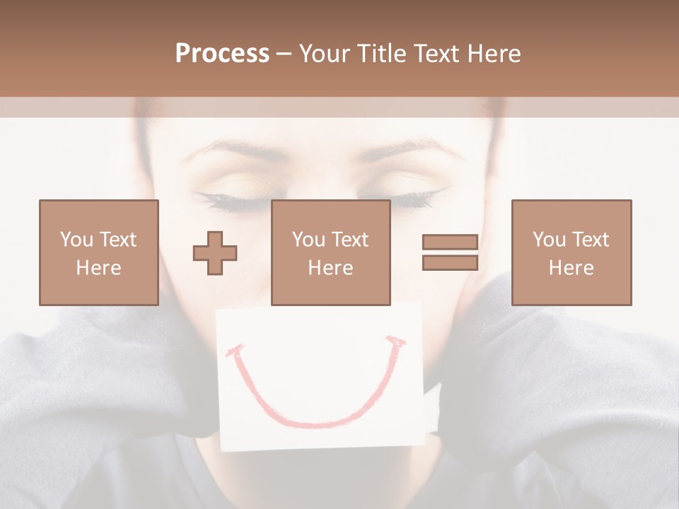 Grey Unhappy Ear PowerPoint Template