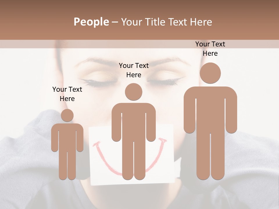 Grey Unhappy Ear PowerPoint Template