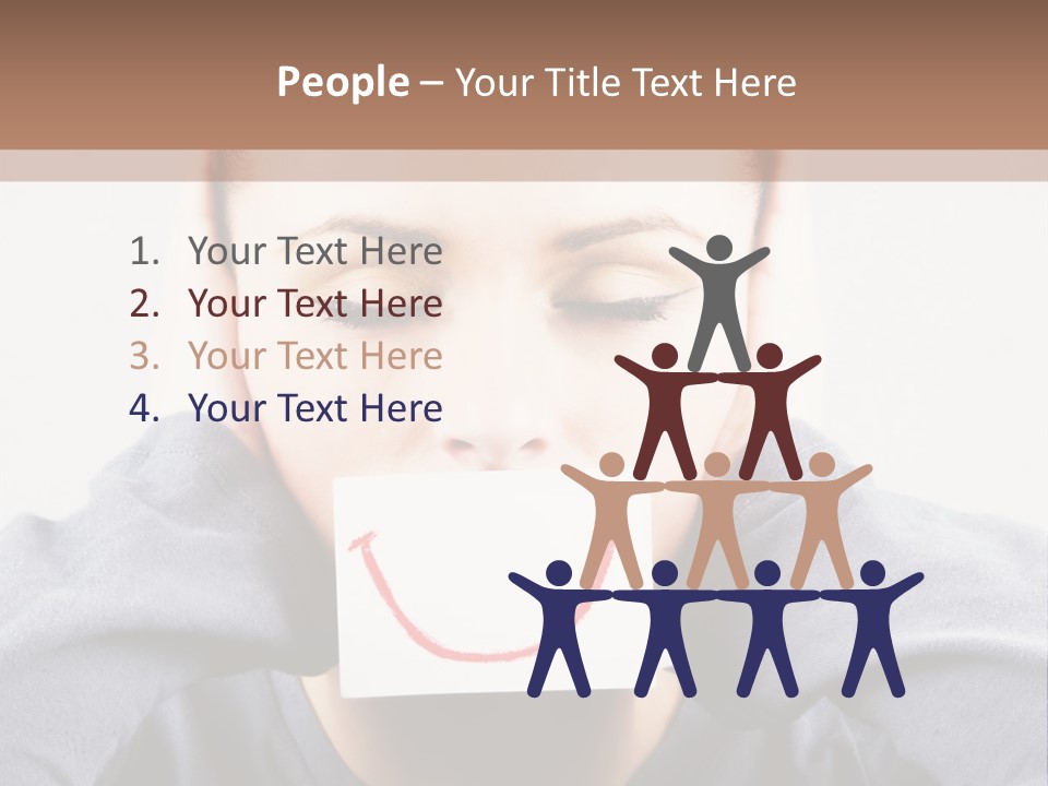 Grey Unhappy Ear PowerPoint Template