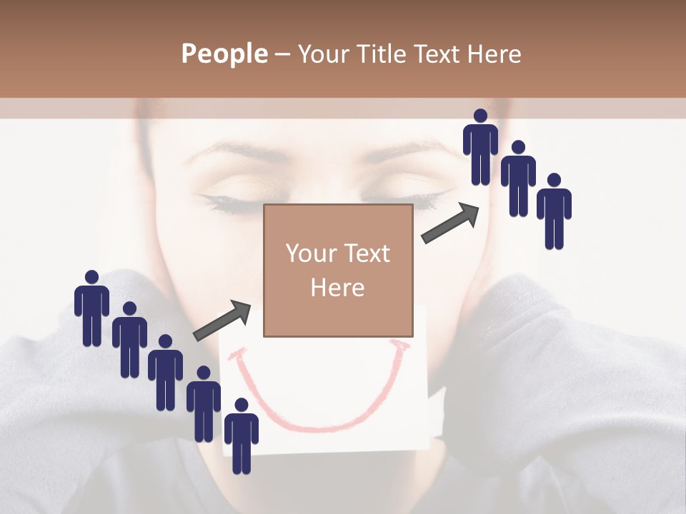 Grey Unhappy Ear PowerPoint Template