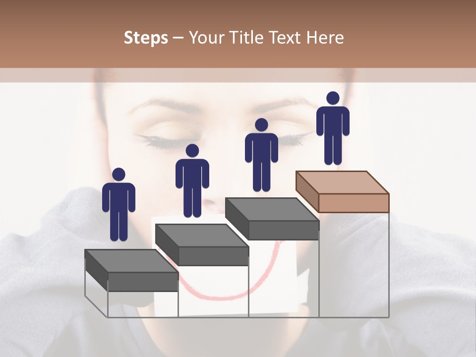 Grey Unhappy Ear PowerPoint Template