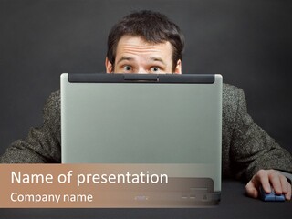 Men Surprise One PowerPoint Template