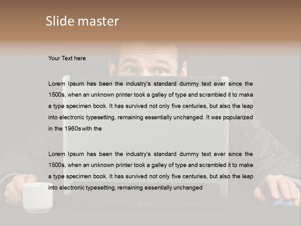 Men Surprise One PowerPoint Template