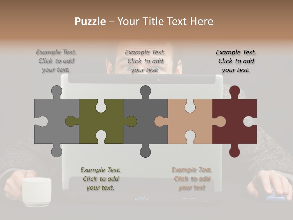 Men Surprise One PowerPoint Template