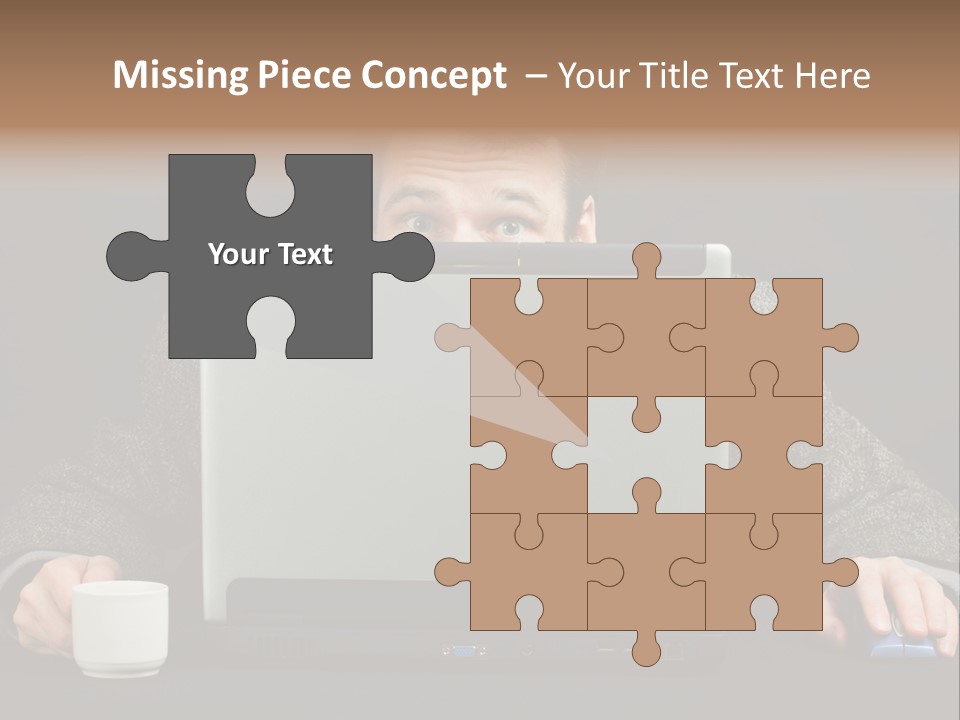 Men Surprise One PowerPoint Template