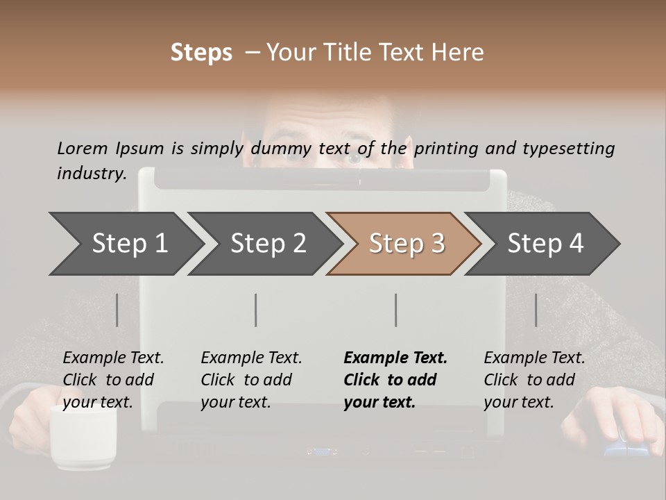 Men Surprise One PowerPoint Template