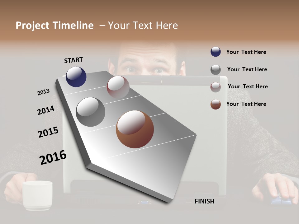 Men Surprise One PowerPoint Template
