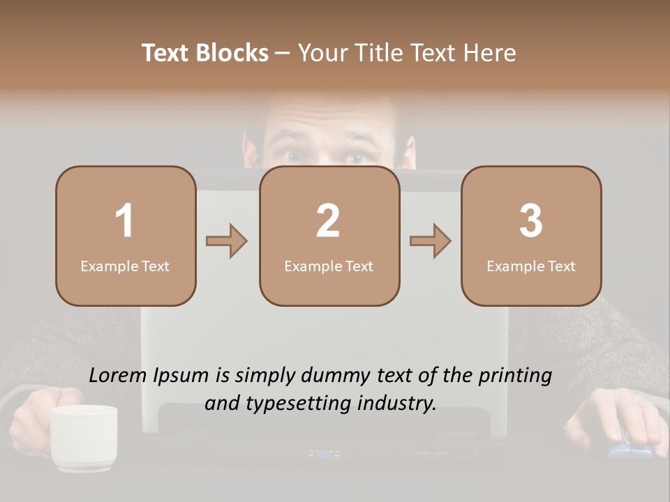 Men Surprise One PowerPoint Template