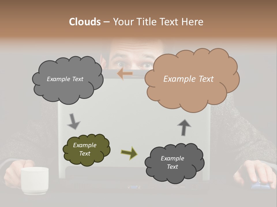 Men Surprise One PowerPoint Template