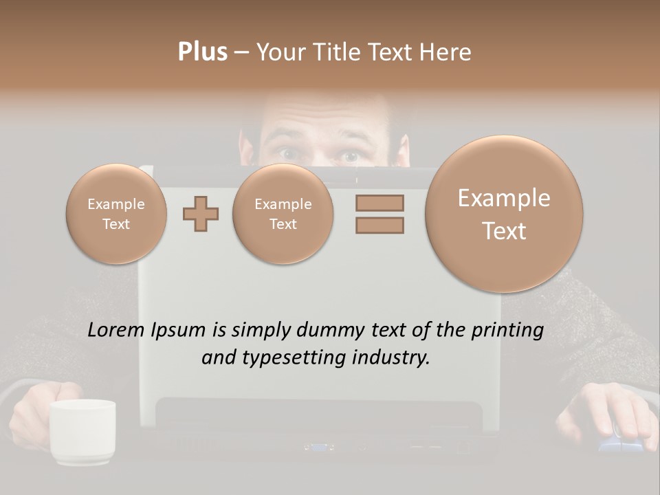 Men Surprise One PowerPoint Template