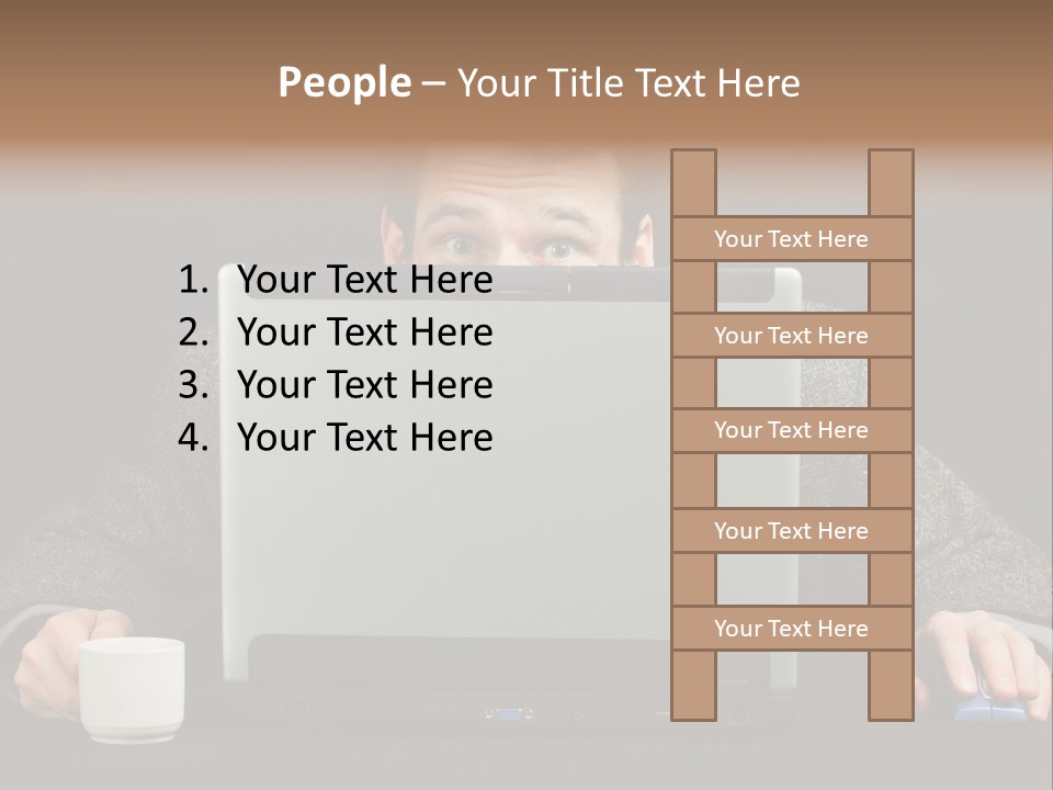 Men Surprise One PowerPoint Template