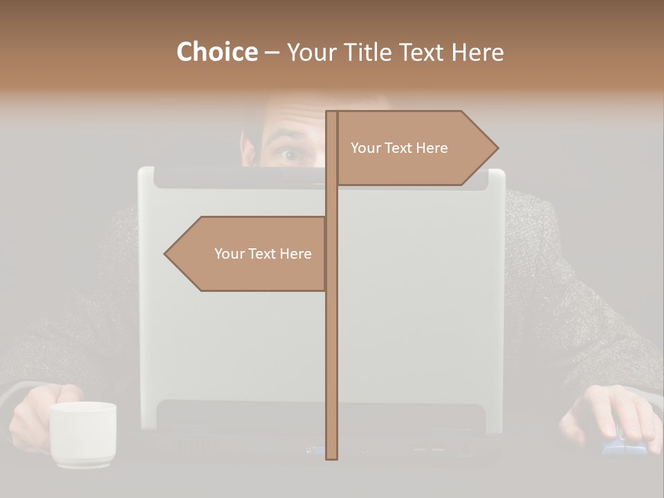 Men Surprise One PowerPoint Template