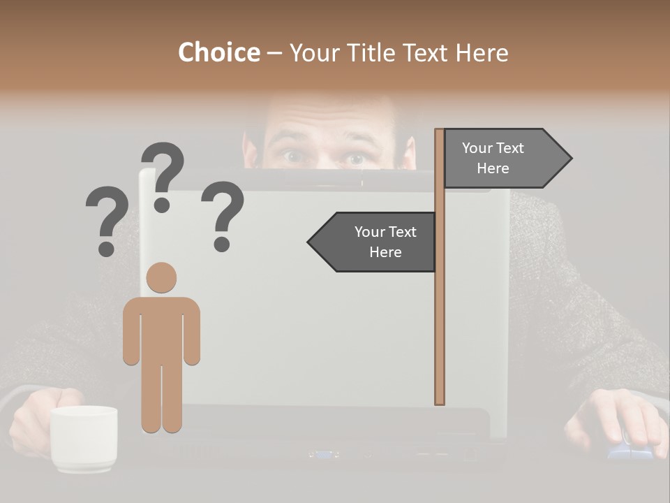 Men Surprise One PowerPoint Template