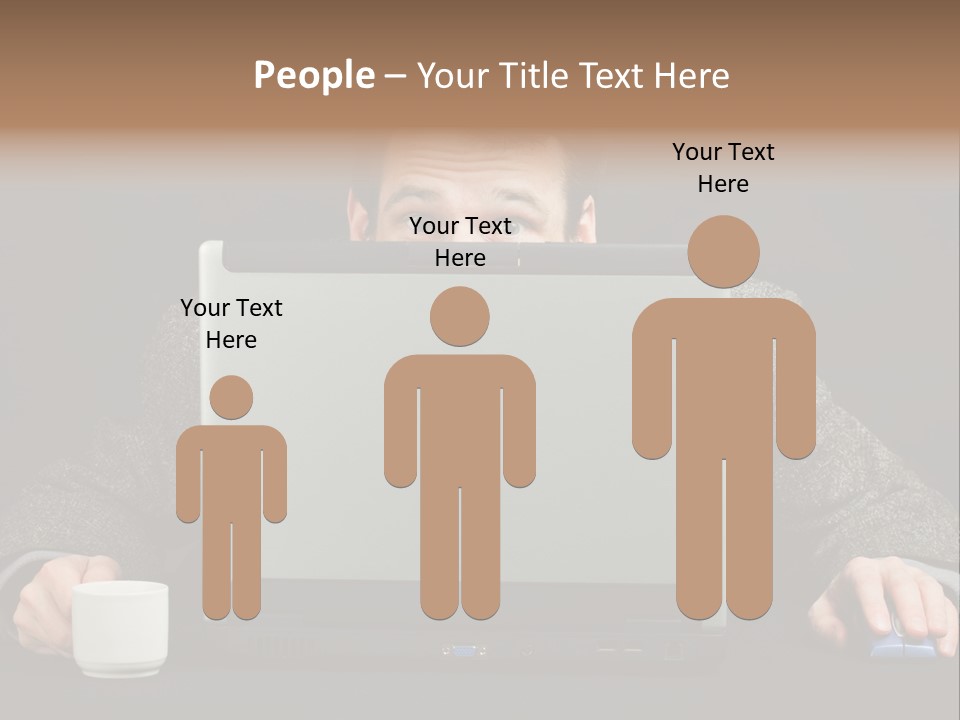 Men Surprise One PowerPoint Template