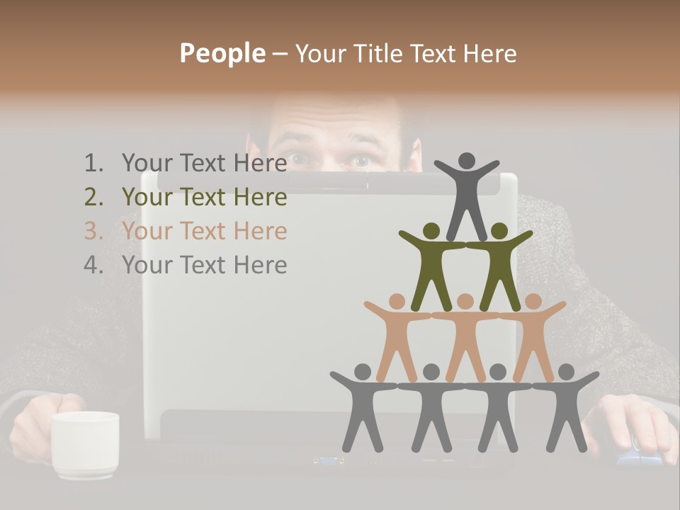 Men Surprise One PowerPoint Template