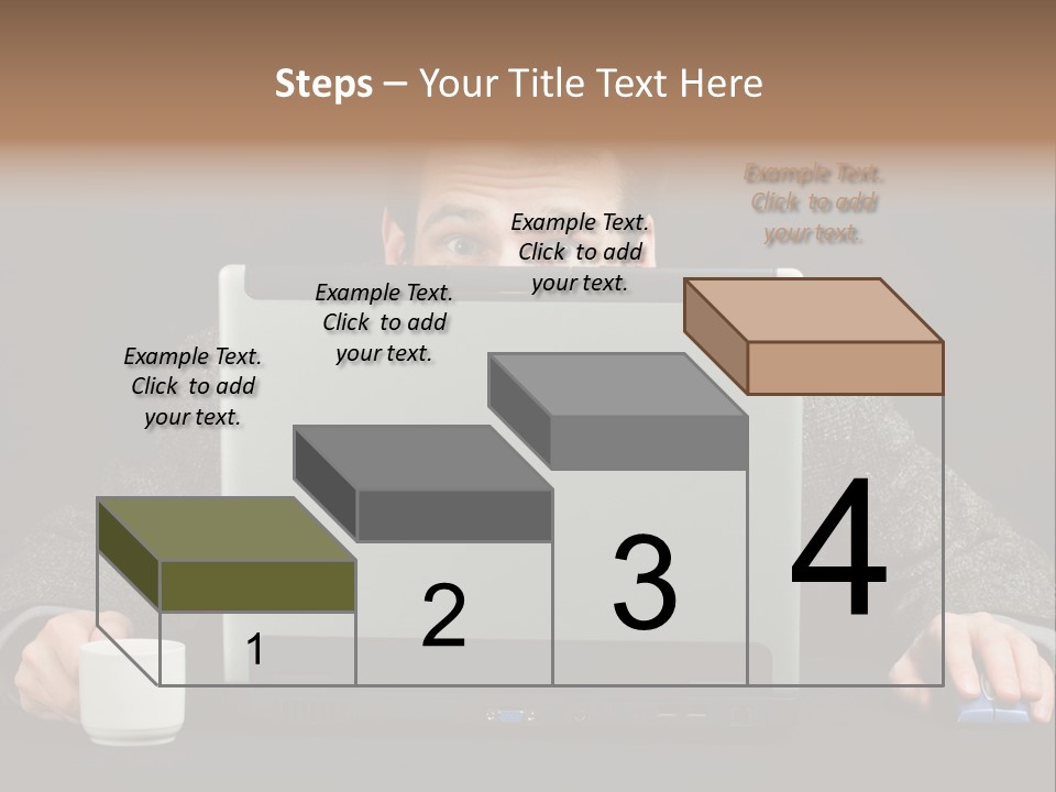 Men Surprise One PowerPoint Template