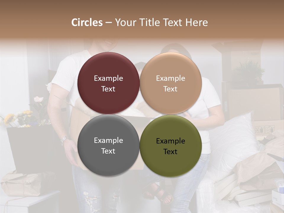 Flat Son Parents PowerPoint Template