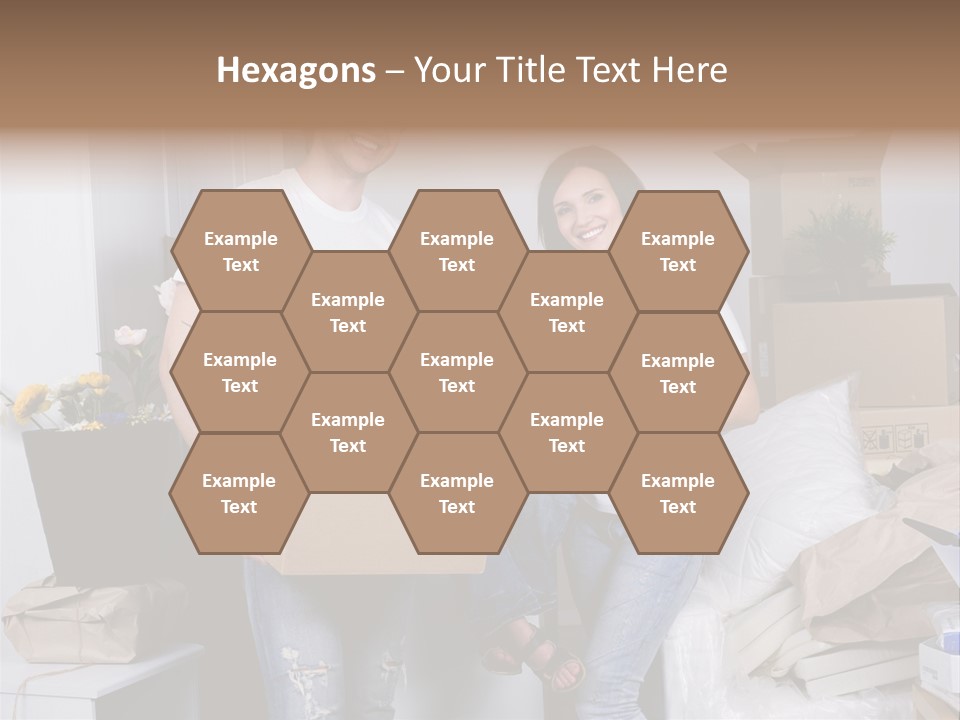 Flat Son Parents PowerPoint Template