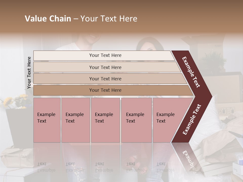 Flat Son Parents PowerPoint Template