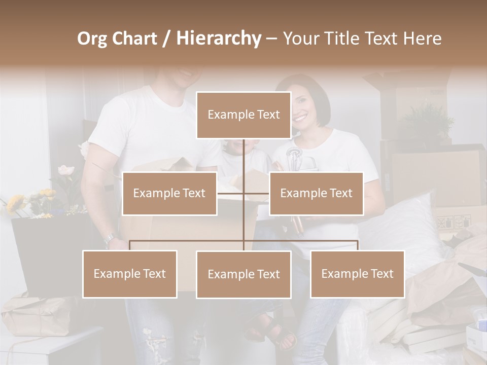 Flat Son Parents PowerPoint Template