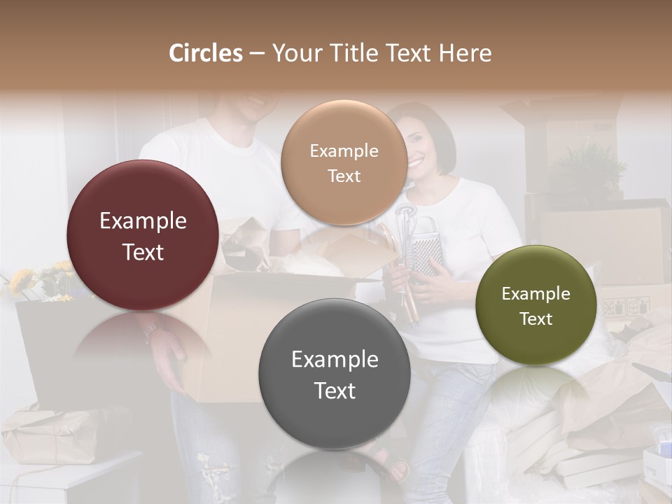 Flat Son Parents PowerPoint Template