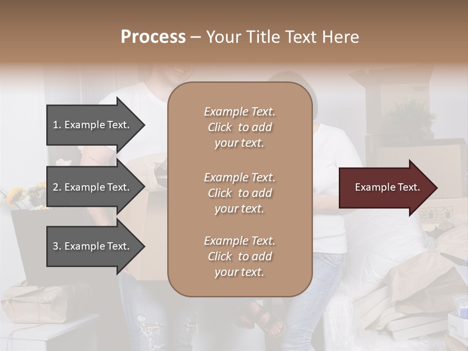 Flat Son Parents PowerPoint Template