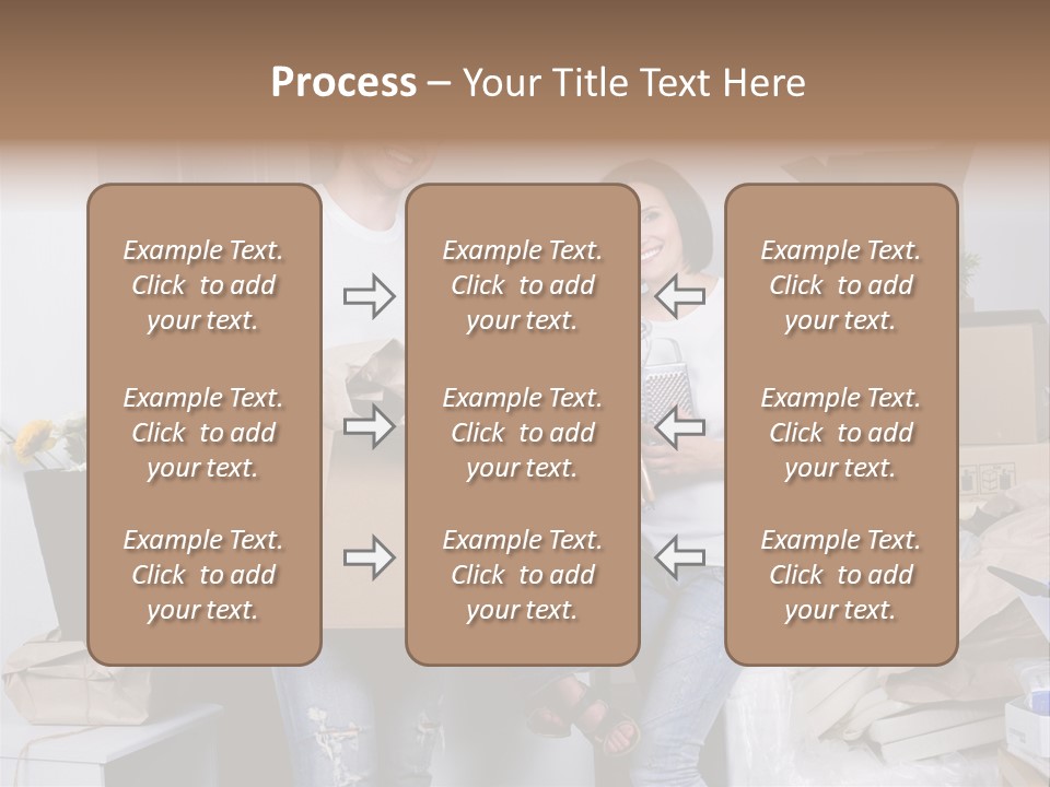 Flat Son Parents PowerPoint Template