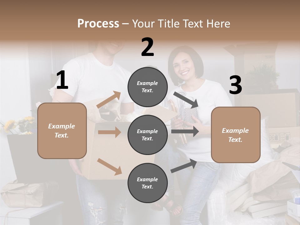 Flat Son Parents PowerPoint Template