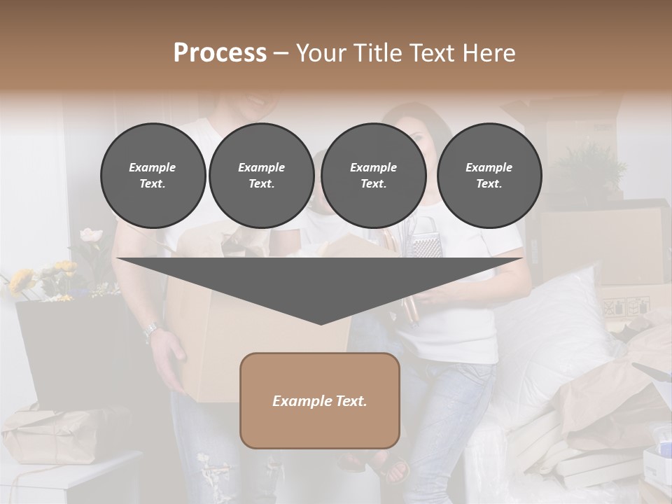 Flat Son Parents PowerPoint Template