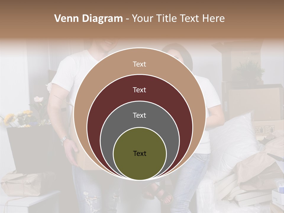 Flat Son Parents PowerPoint Template