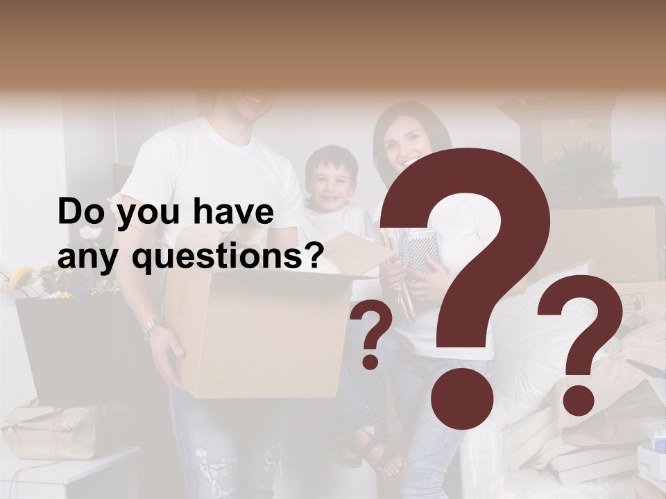 Flat Son Parents PowerPoint Template