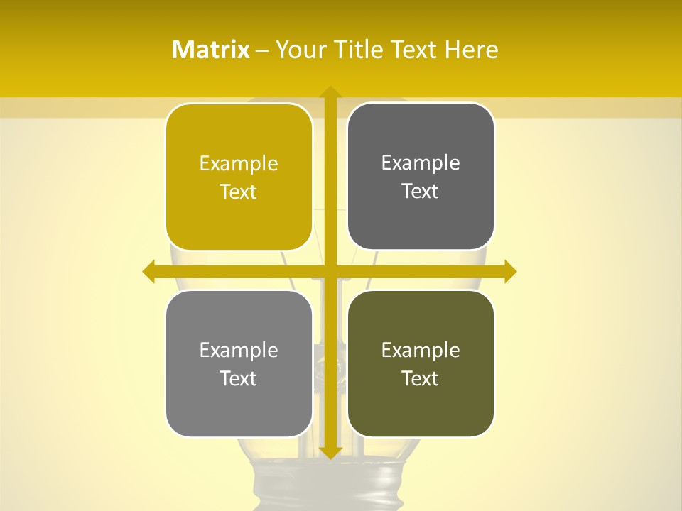 Yellow Inspiration Idea PowerPoint Template