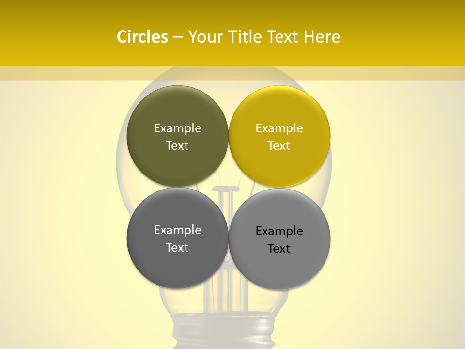 Yellow Inspiration Idea PowerPoint Template
