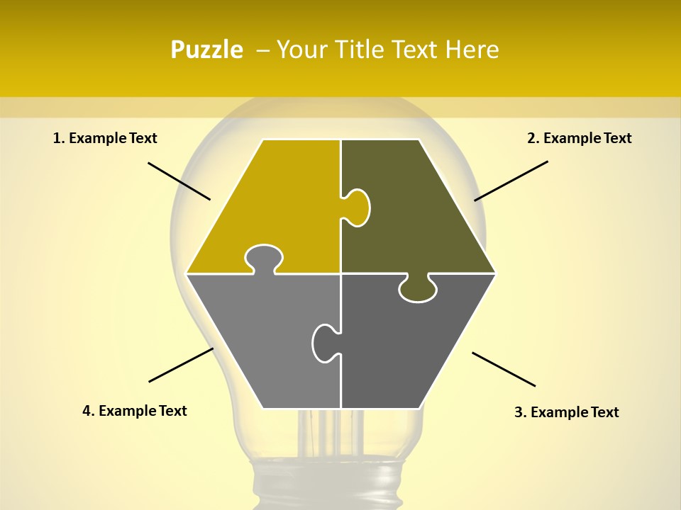 Yellow Inspiration Idea PowerPoint Template