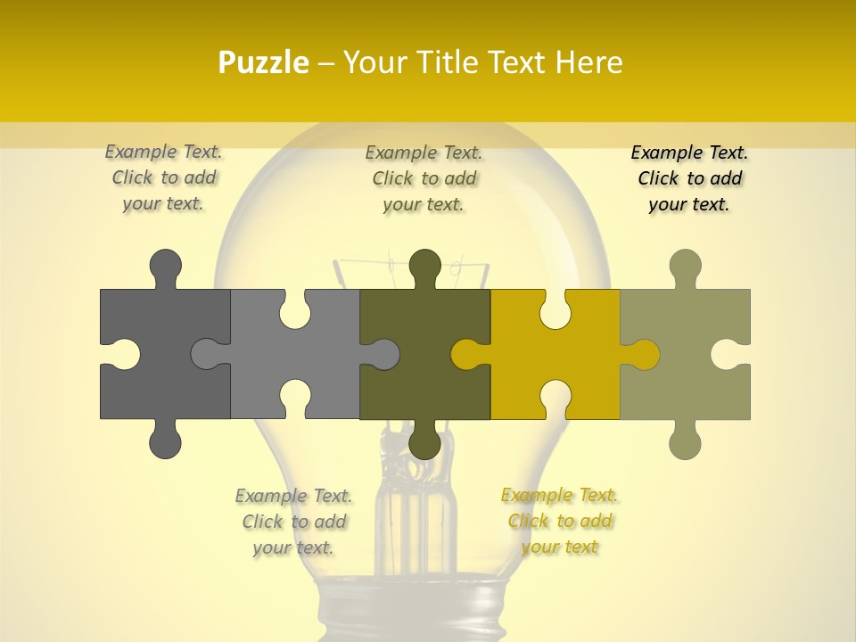 Yellow Inspiration Idea PowerPoint Template