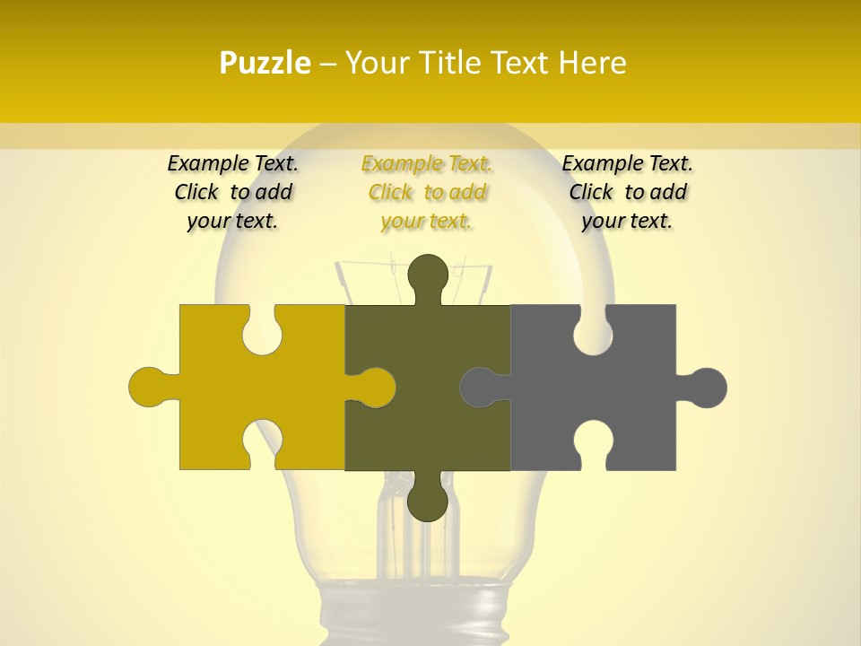 Yellow Inspiration Idea PowerPoint Template