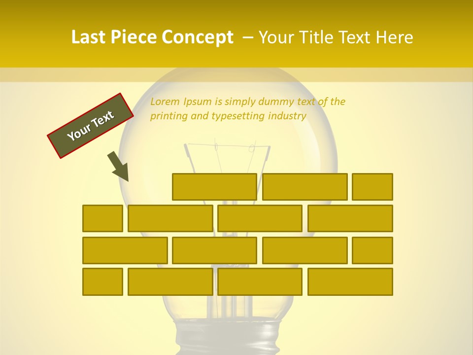 Yellow Inspiration Idea PowerPoint Template