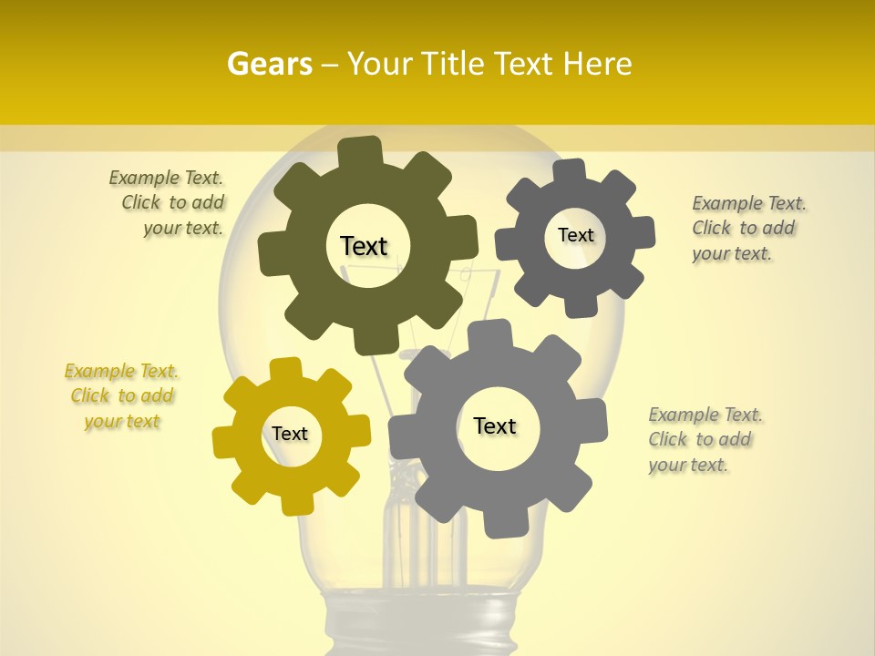 Yellow Inspiration Idea PowerPoint Template