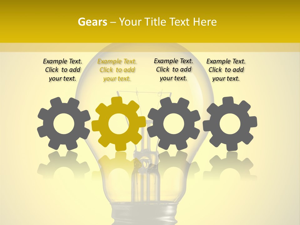 Yellow Inspiration Idea PowerPoint Template